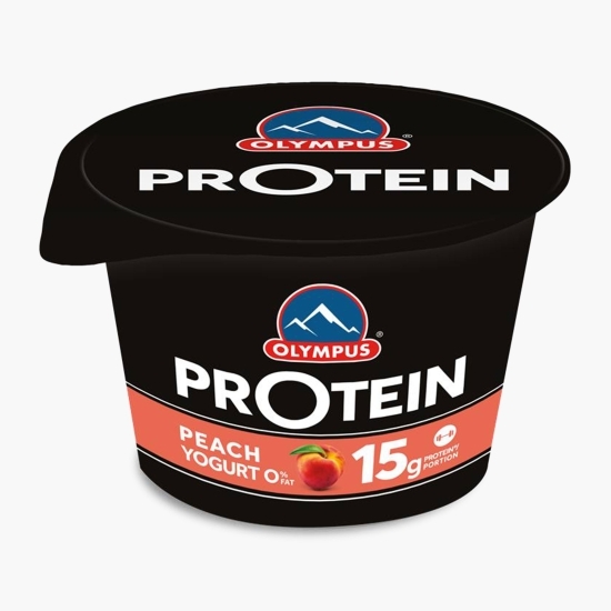 Iaurt High Protein cu piersici, 0% grăsime, 180g