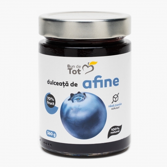 Dulceață de afine fără zahăr adăugat 360g