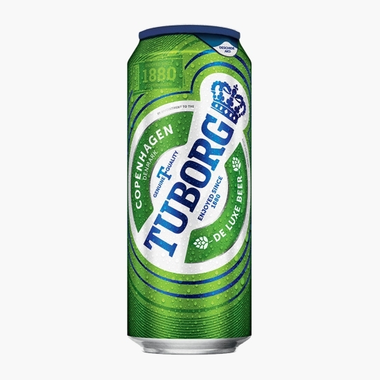 Bere blondă pasteurizată doză 0.5l