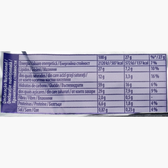 Cookies cu ciocolată și alune 135g