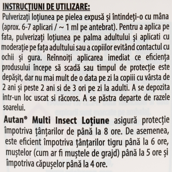  Loțiune cu protecție îndelungată împotriva insectelor Multi Insect 100ml