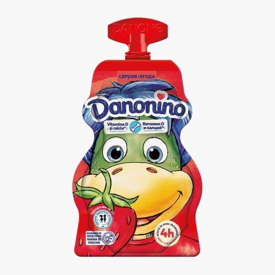 Iaurt de băut cu căpșuni, 2.8% grăsime, 70g