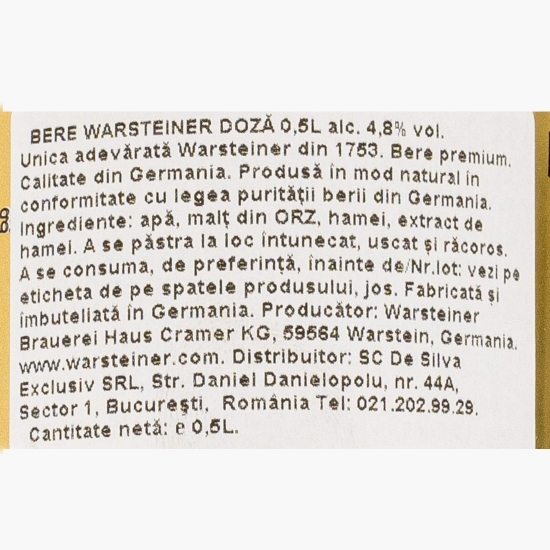 Bere blondă doză 0.5l