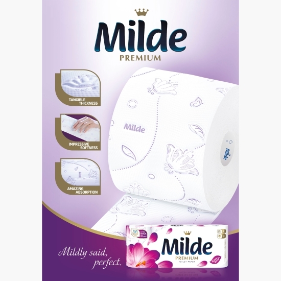 Hârtie igienică Relax Purple 3 straturi 8 role