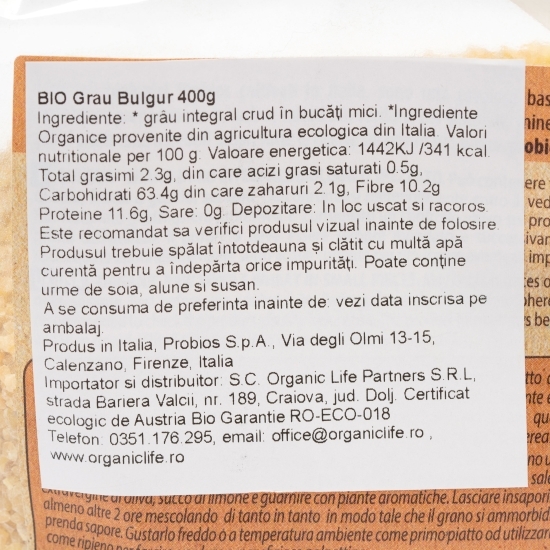 Bulgur eco 400g