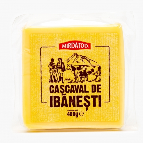 Cașcaval de Ibănești (dreptunghiular) 400g