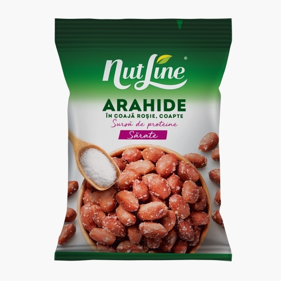 Arahide în coajă roșie cu sare 50g