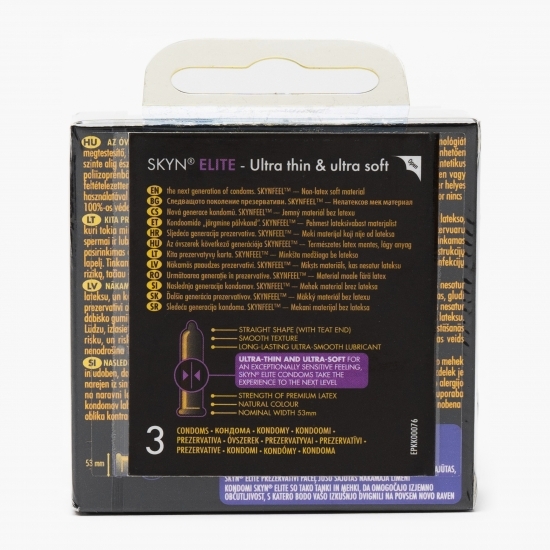 Prezervative Elite 3 buc