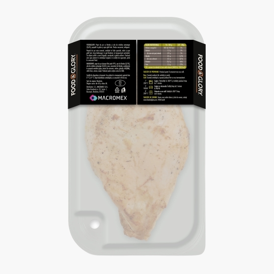 Piept de pui cu lămâie și ulei de măsline 220g
