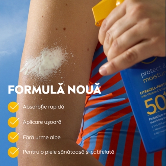 Spray de protecție solară Protect & Moisture, SPF 50+, 270ml