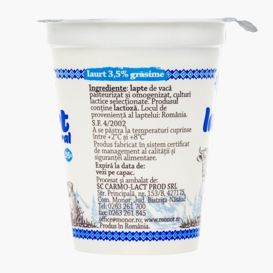 Iaurt natural 3.5% grăsime, 400g