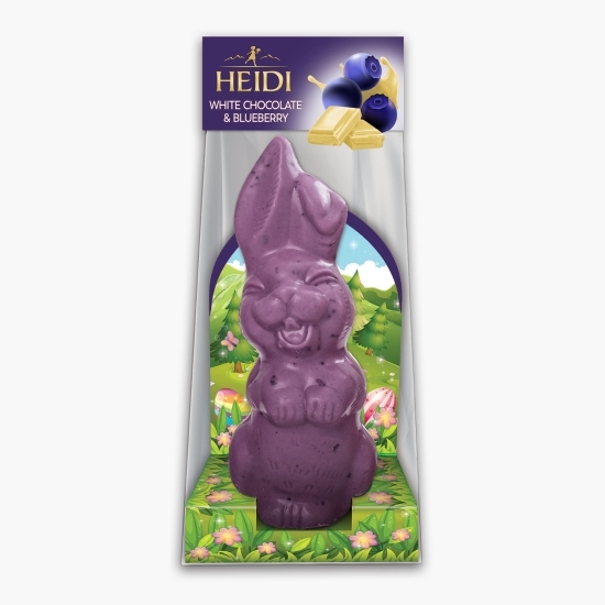 Iepure violet cu ciocolată albă și afine 75g