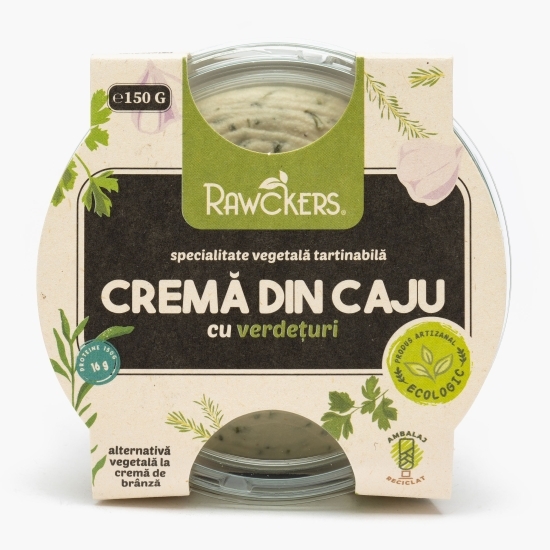 Cremă tartinabilă din caju cu verdețuri eco 150g
