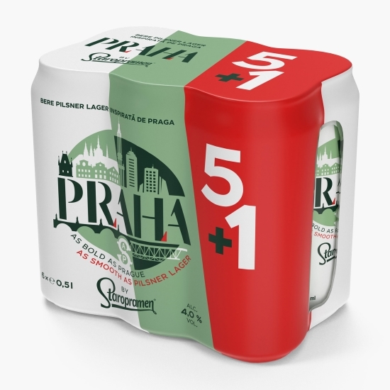 Bere blondă doză 6x500ml (5+1)