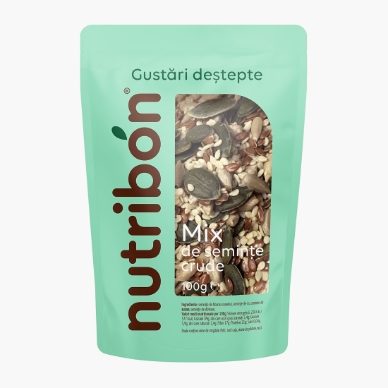 Mix semințe crude (semințe-floarea soarelui, in, susan și dovleac) 100g