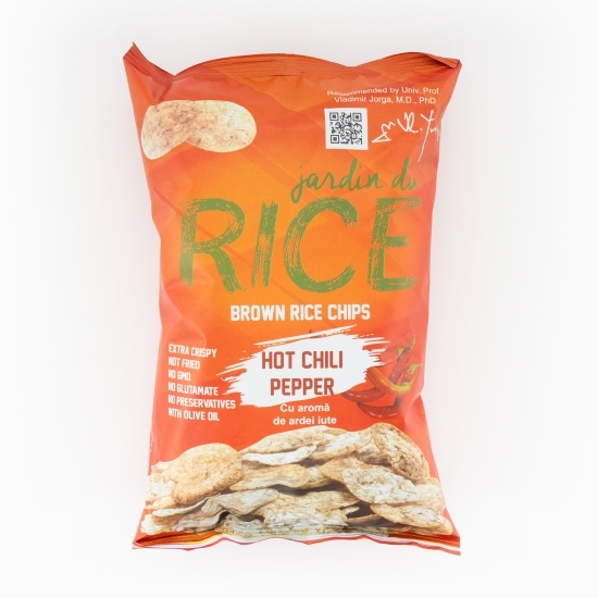 Chipsuri din orez brun integral cu aromă de ardei iute 50g