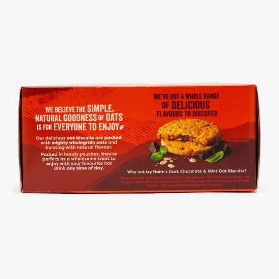 Biscuiți din ovăz integral cu caramel sărat 200g