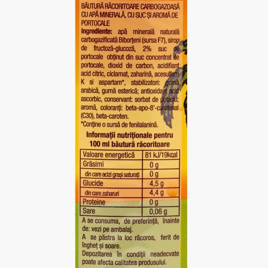 Băutură carbogazoasă portocale Tropicool, 2l