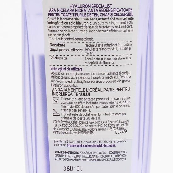 Apă micelară Hyaluron Specialist 200ml