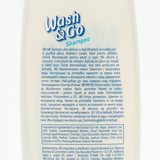 Șampon cu apă micelară Ultra Delicate 400ml