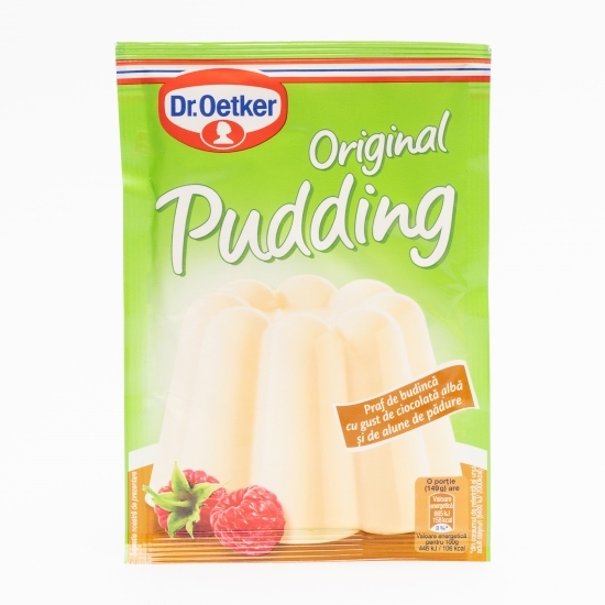 Praf de budincă Original Pudding cu gust de ciocolată albă și alune de pădure 40g