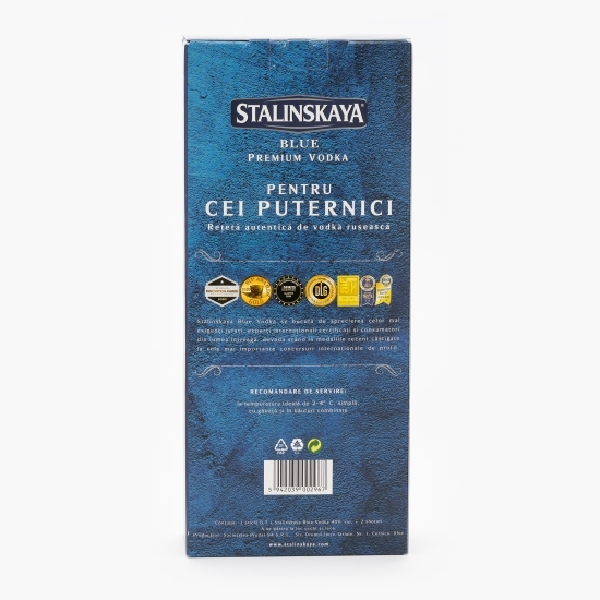 Vodcă Blue 45% alc. 0.7l + 2 pahare