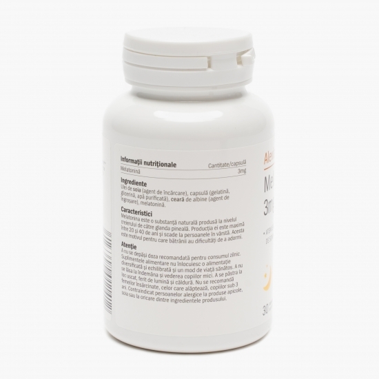 Melatonină 3mg 30 capsule moi