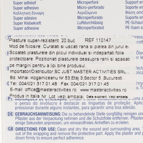 Plasturi super rezistenți 20 buc