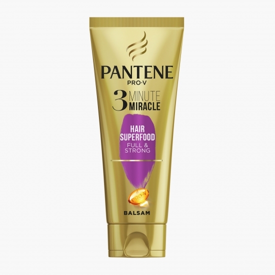 Balsam Pro-V Superfood 3 Minute Miracle pentru păr slăbit și subțiat 200ml