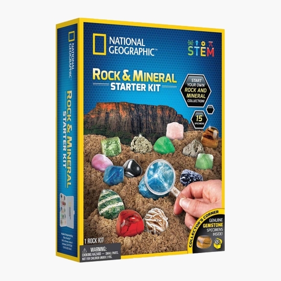 Kit creativ - Roci și minerale, 3+ ani