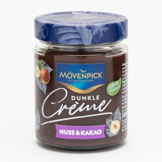 Cremă tartinabilă ciocolată neagră cu alune  300g 