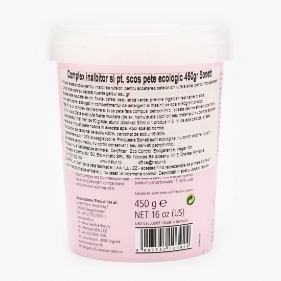 Complex înălbitor și curățare pete bio 450g