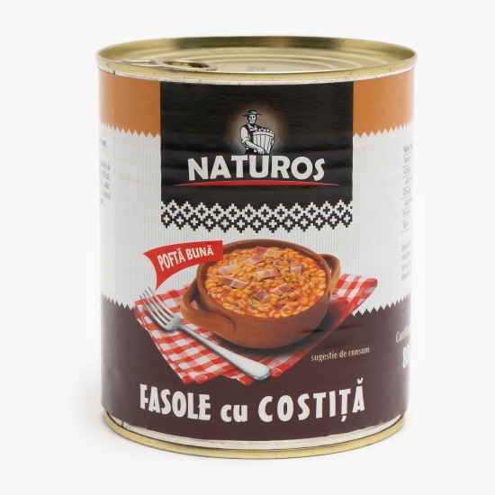 Fasole cu costiță 800g