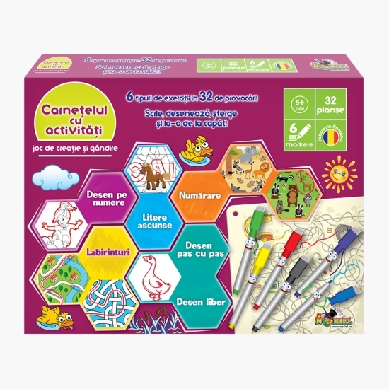Carnețelul cu activități, 5+ ani