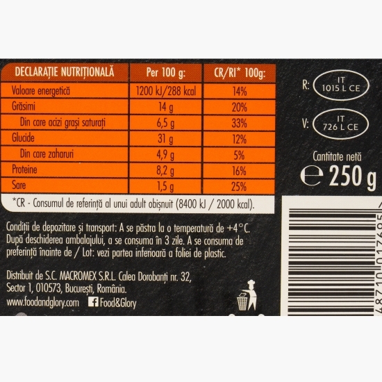 Paste proaspete cu ou umplute cu brânză Parmigiano și trufe 250g