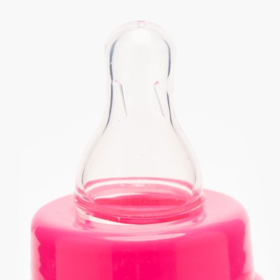 Biberon cu mânere roz, +0 luni, 150ml