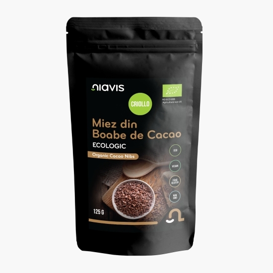 Miez din boabe de cacao Criollo ecologice 125g
