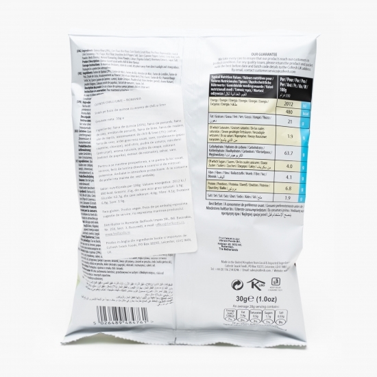 Chips de Quinoa ardei iute și lime 30g 