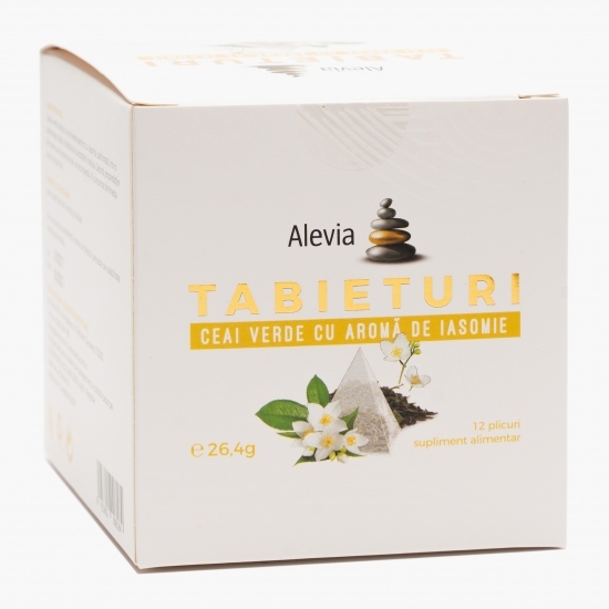 Ceai verde cu aromă de iasomie Tabieturi 12 plicuri
