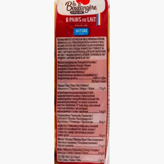 Pâinici cu lapte, 8 buc, 280g