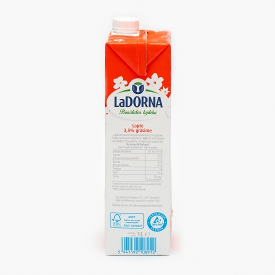 Lapte de consum 3.5% grăsime 1l