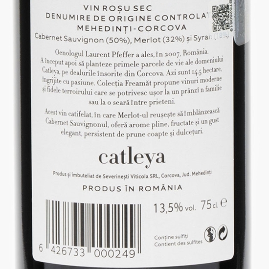 Vin roșu sec Freamăt Merlot, Cabernet Sauvignon & Syrah, 13.5%, 0.75l