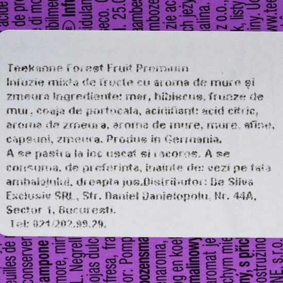 Ceai de fructe de pădure Premium, 20 plicuri