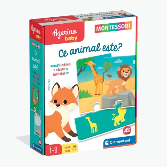 Joc Baby Montessori "Ce animal este?"