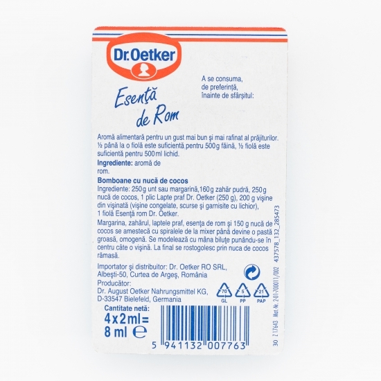 Esență de rom 4x2ml
