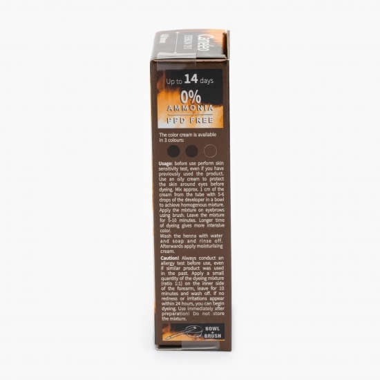 Vopsea pentru sprâncene 4.0 șaten 30ml