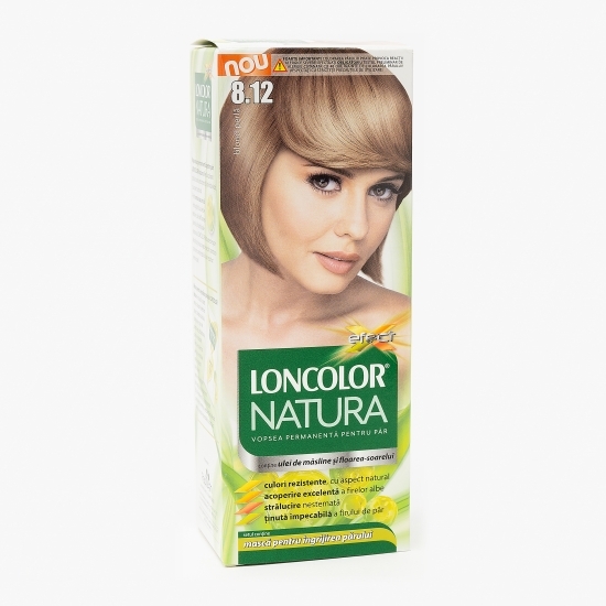 Vopsea permanentă pentru păr Natura 8.12 Blond perlă 100ml