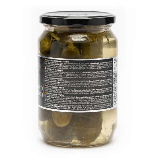 Castraveți în saramură covăsiți 680g