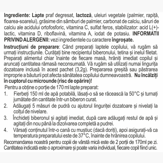 Lapte praf pentru copii de vârstă mică 4 Junior Probalance, 18+ luni, 650g