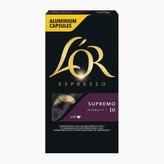 Espresso Supremo, 10 băuturi, 52g, , capsule cafea